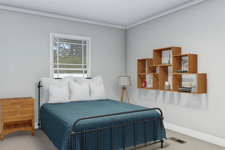 The REMINGTON Bedroom. This Manufactured Mobile Home features 3 bedrooms and 2 baths.