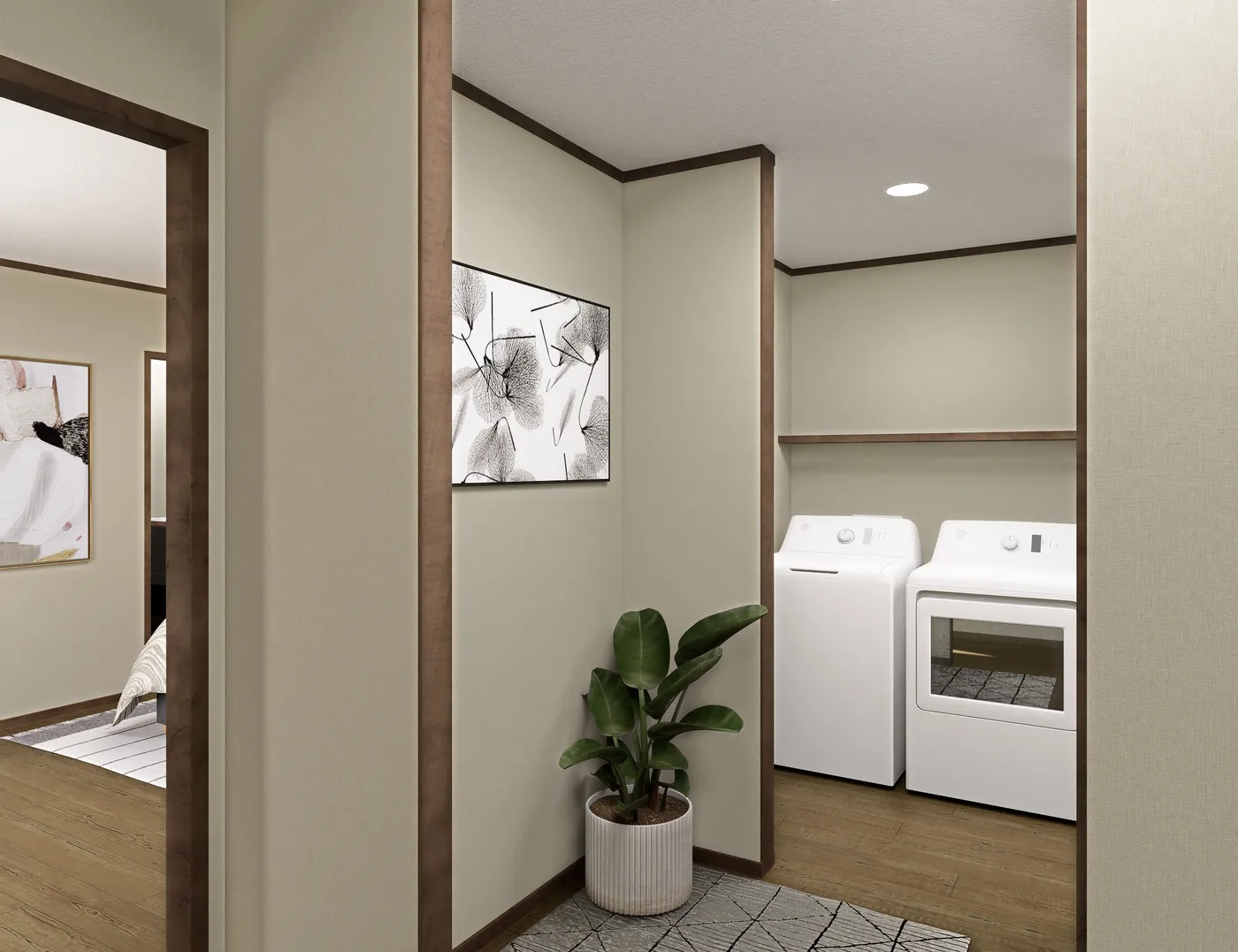 The TUSCANY Flex. This Manufactured Mobile Home features 2 bedrooms and 2 baths.