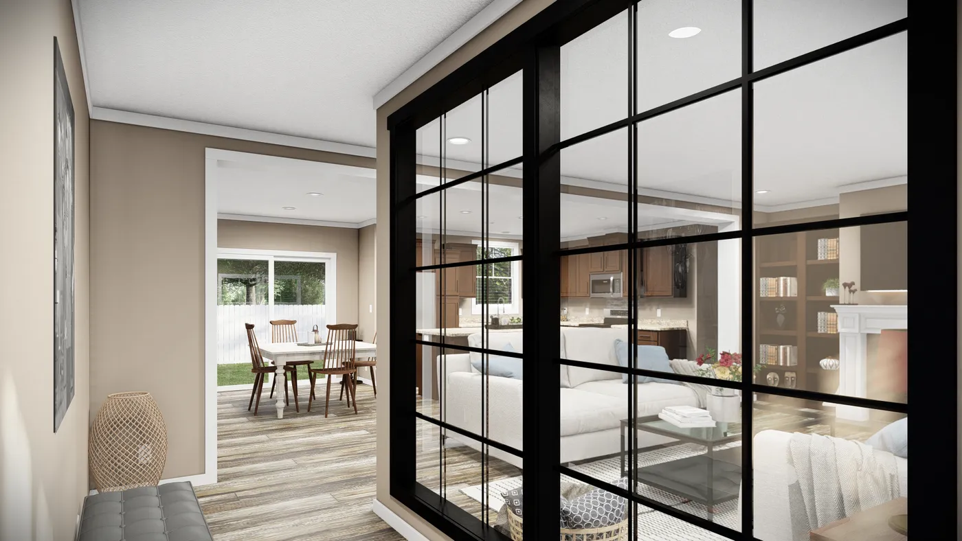 The THE LLOYD II Foyer. This Manufactured Mobile Home features 3 bedrooms and 2 baths.