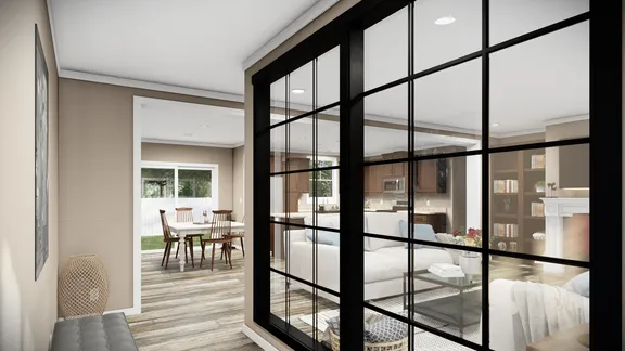 The THE LLOYD II Foyer. This Manufactured Mobile Home features 3 bedrooms and 2 baths.