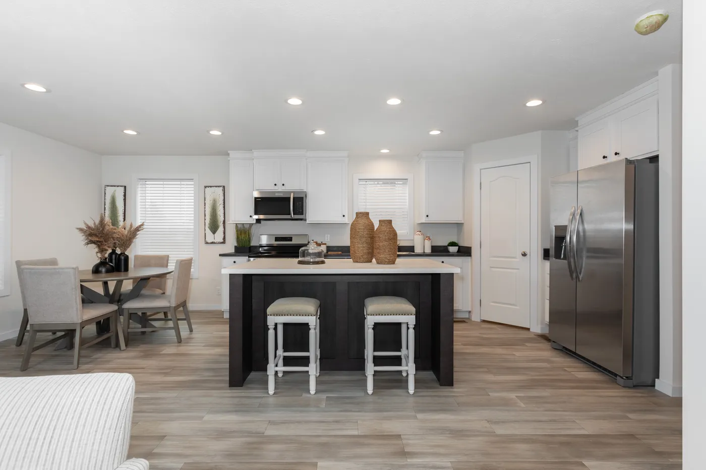 The CENTER ST/5228-MS014-1 SECT Kitchen. This Manufactured Mobile Home features 3 bedrooms and 2 baths.