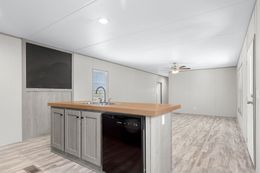 The BREEZE 16763A Kitchen. This Manufactured Mobile Home features 3 bedrooms and 2 baths.