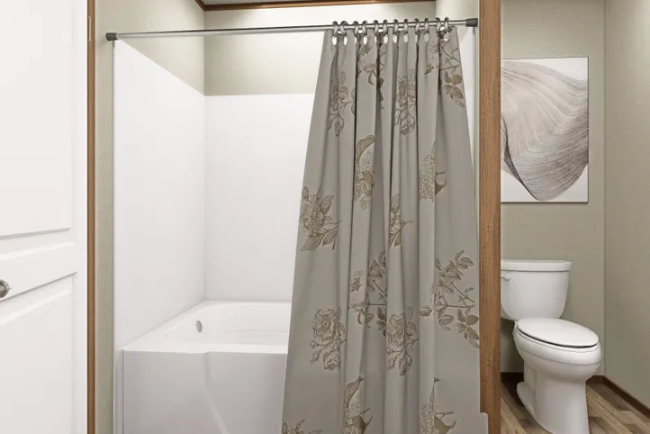 The MOROCCO Primary Bathroom. This Manufactured Mobile Home features 4 bedrooms and 2 baths.