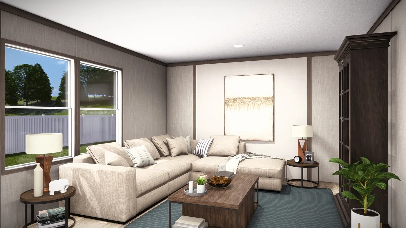 The ULTRA PRO 3 BR 28X60 Den. This Manufactured Mobile Home features 3 bedrooms and 2 baths.