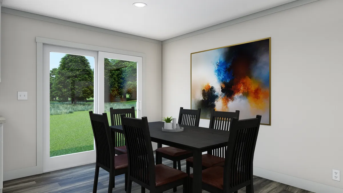 The FARM 3 FLEX ELITE DEN Dining Room. This Manufactured Mobile Home features 3 bedrooms and 2 baths.