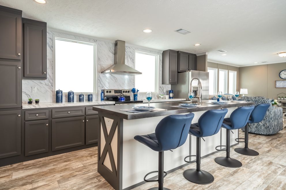 The MAJOR Kitchen. This Manufactured Mobile Home features 3 bedrooms and 2 baths.