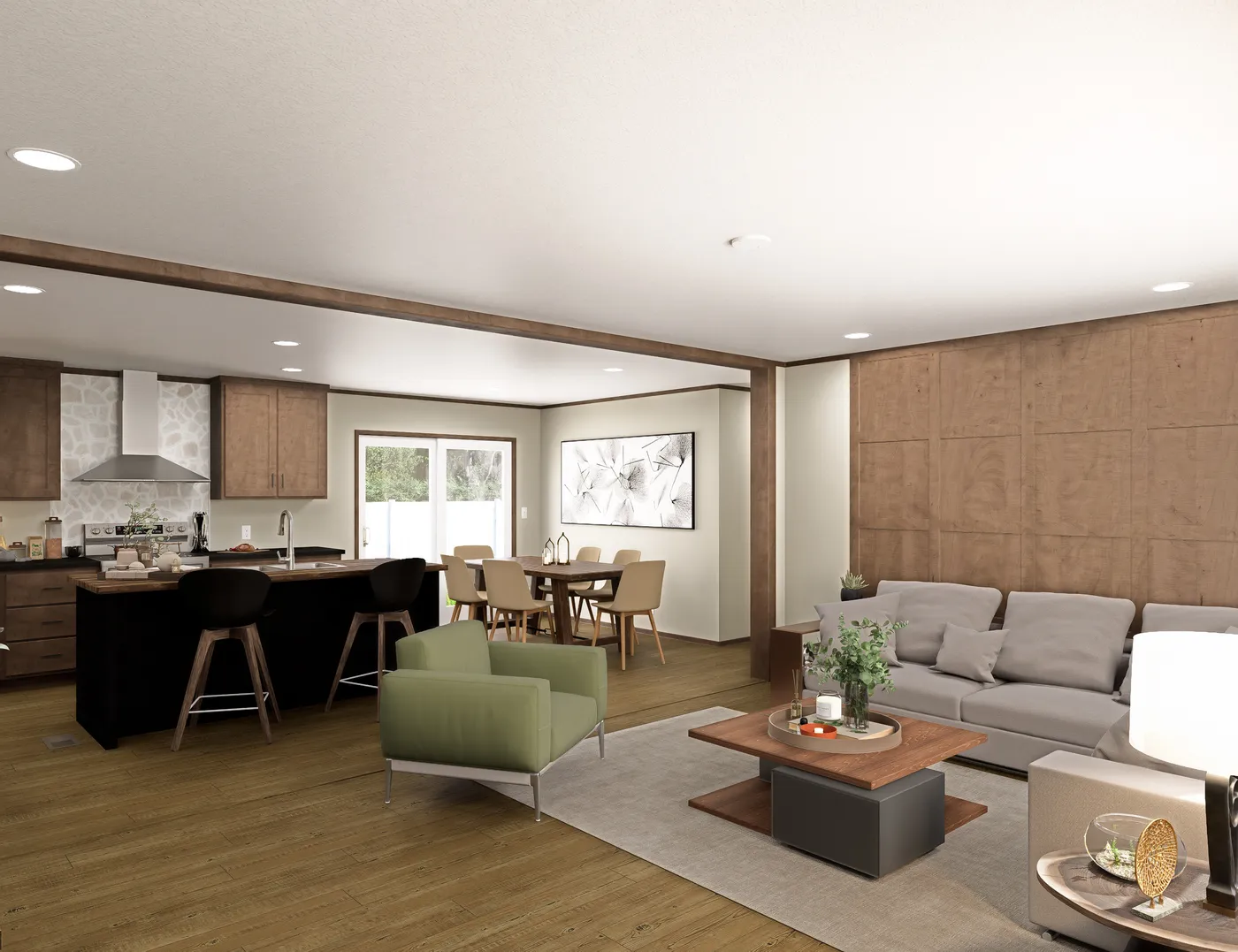 The FIJI Foyer. This Manufactured Mobile Home features 3 bedrooms and 2 baths.