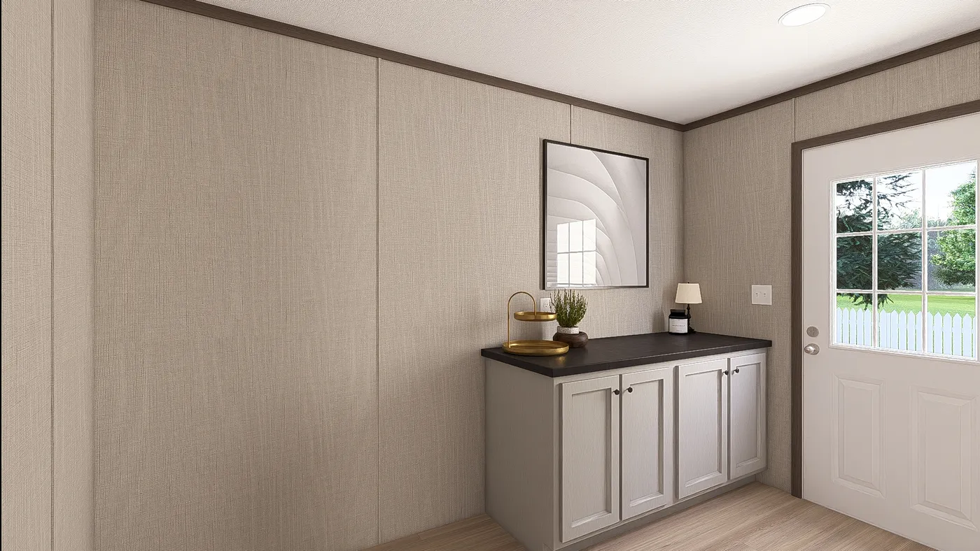 The THE RESERVE 60 Utility Room. This Manufactured Mobile Home features 3 bedrooms and 2 baths.