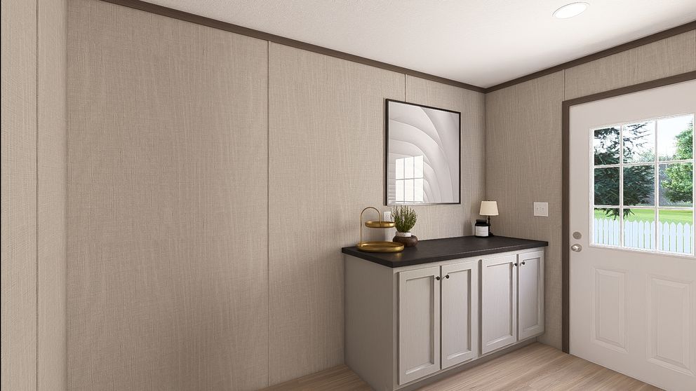 The THE RESERVE 60 Utility Room. This Manufactured Mobile Home features 3 bedrooms and 2 baths.
