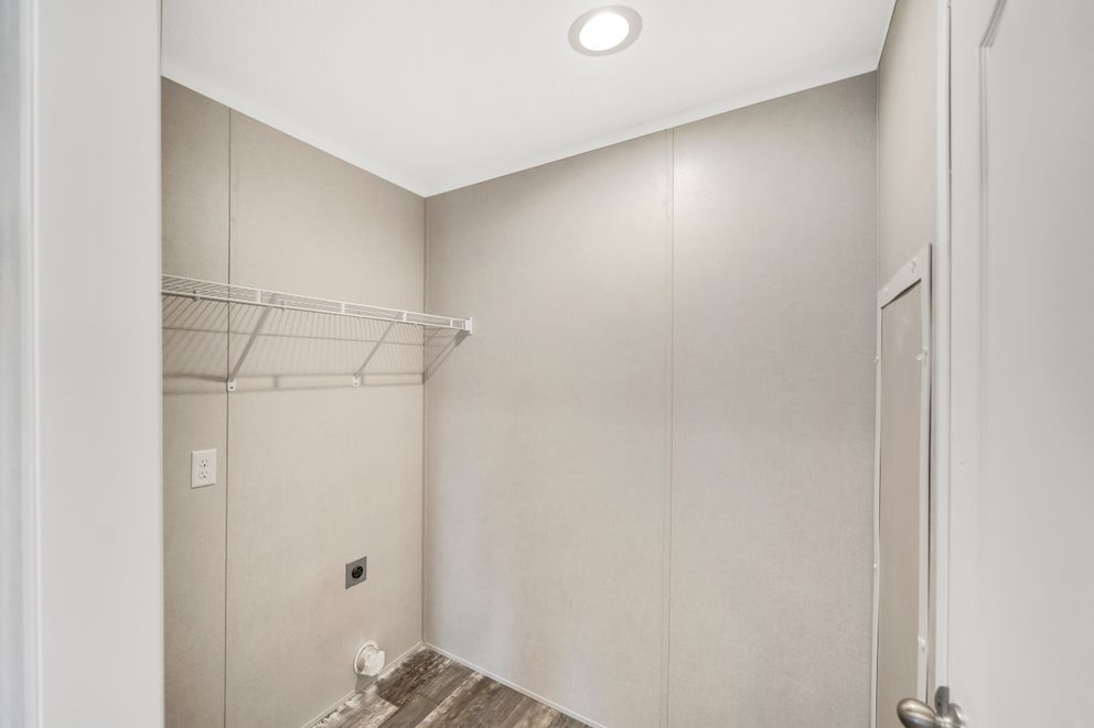 The RUBY Utility Room. This Manufactured Mobile Home features 2 bedrooms and 2 baths.