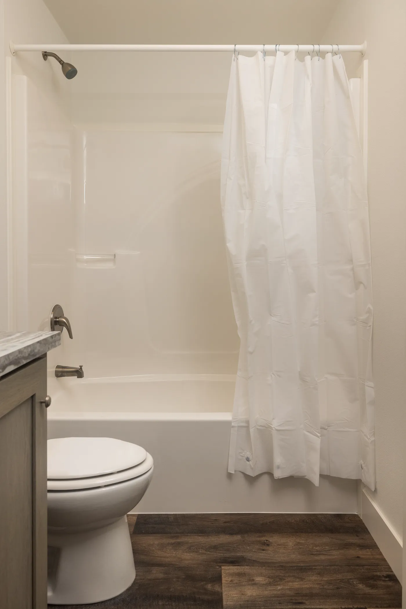 The RAMSEY 223 Guest Bathroom. This Manufactured Mobile Home features 3 bedrooms and 2 baths.