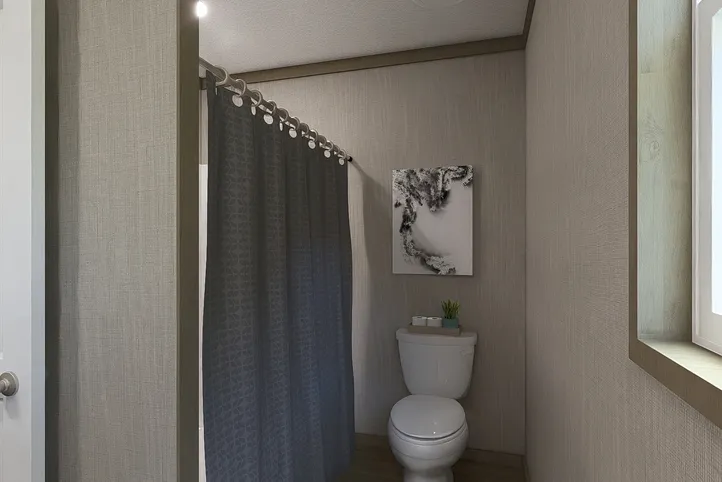 The SYDNEY Guest Bathroom. This Manufactured Mobile Home features 3 bedrooms and 2 baths.