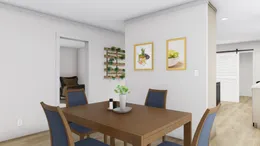 The LET IT BE Dining Room. This Modular Home features 3 bedrooms and 2 baths.