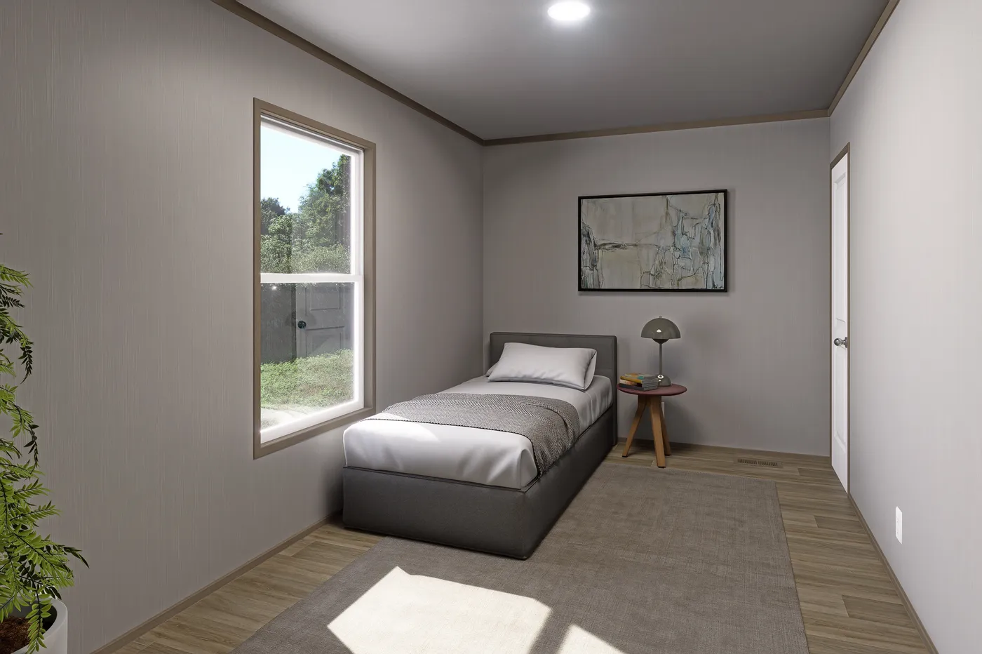The VOYAGE Guest Bedroom. This Manufactured Mobile Home features 3 bedrooms and 2 baths.