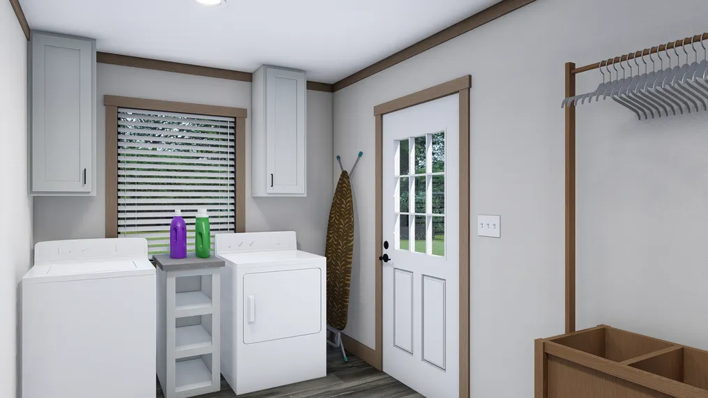The EMMELINE Utility Room. This Manufactured Mobile Home features 4 bedrooms and 2 baths.