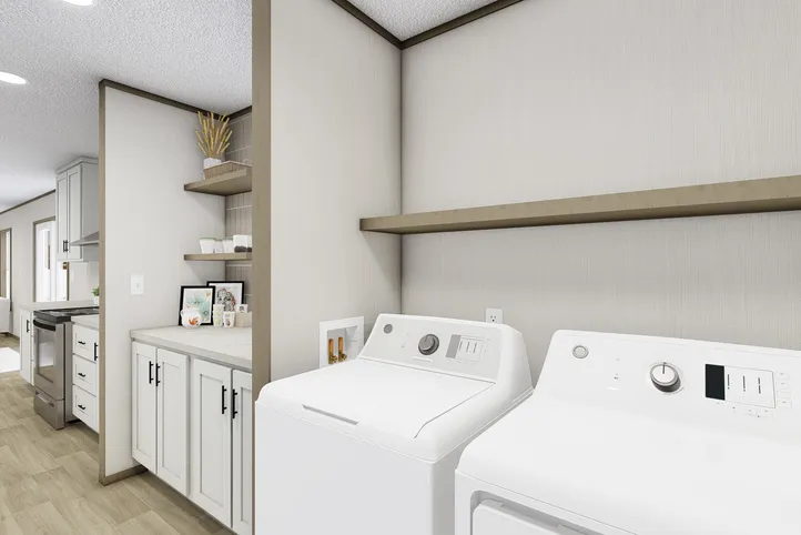 The MOROCCO Utility Room. This Manufactured Mobile Home features 4 bedrooms and 2 baths.