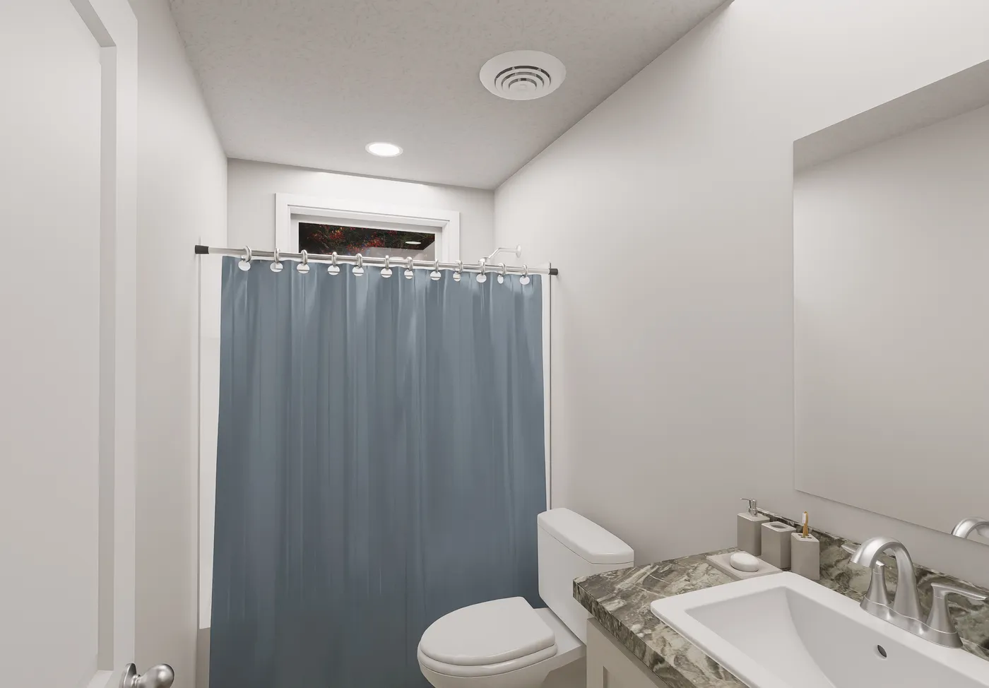 The 5030 IMAGINE Guest Bathroom. This Manufactured Mobile Home features 2 bedrooms and 2 baths.