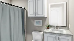 The ABIGAIL Guest Bathroom. This Manufactured Mobile Home features 3 bedrooms and 2 baths.