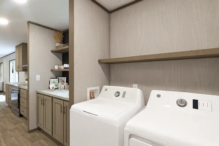 The MOROCCO Utility Room. This Manufactured Mobile Home features 4 bedrooms and 2 baths.