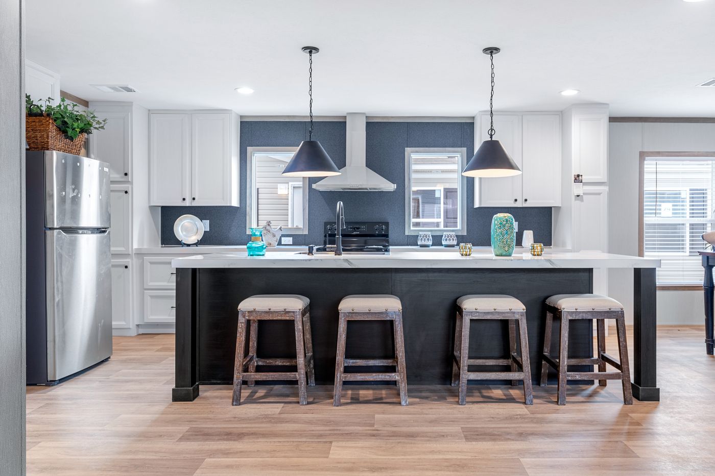 The ANATOLIA Kitchen. This Manufactured Mobile Home features 3 bedrooms and 2 baths.