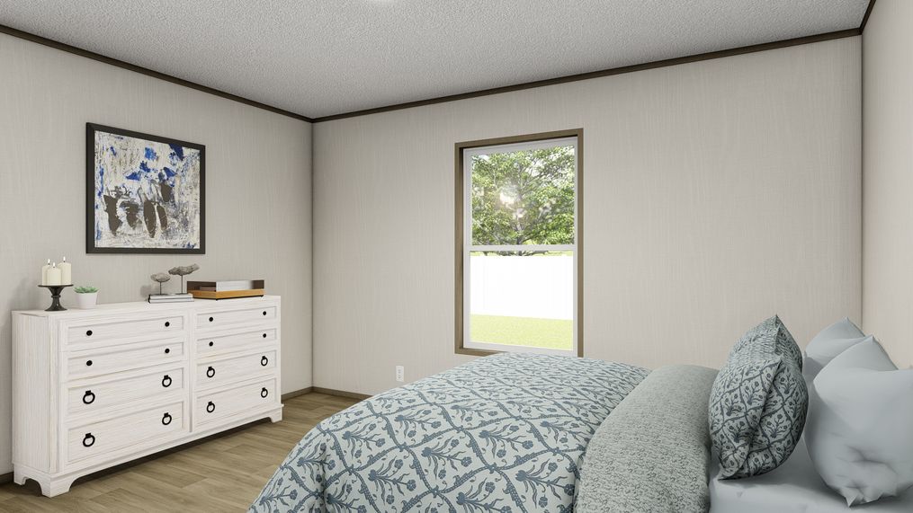 The EVEREST Bedroom. This Manufactured Mobile Home features 4 bedrooms and 2 baths.