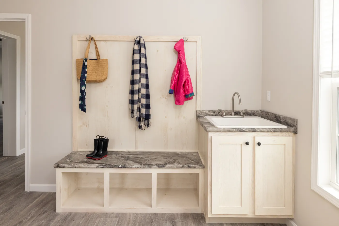 The THE ROGUE Utility Room. This Manufactured Mobile Home features 3 bedrooms and 2 baths.