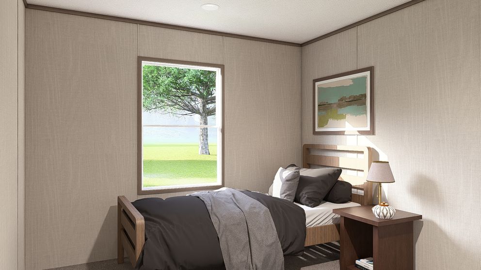The ULTRA PRO 4 BR 28X68 Guest Bedroom. This Manufactured Mobile Home features 4 bedrooms and 2 baths.