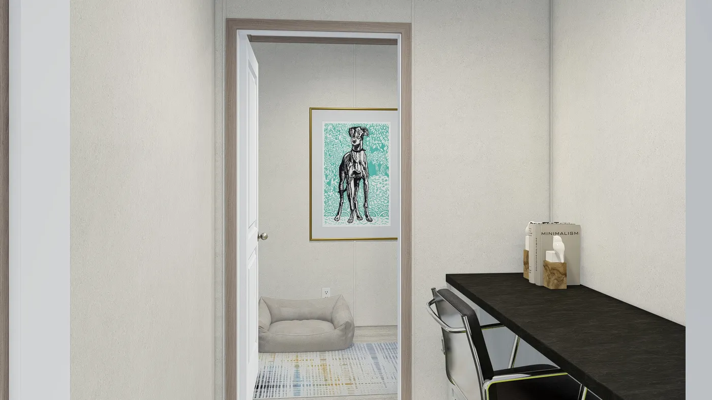 The 7228-5789 THE PULSE Study Nook. This Manufactured Mobile Home features 3 bedrooms and 2 baths.