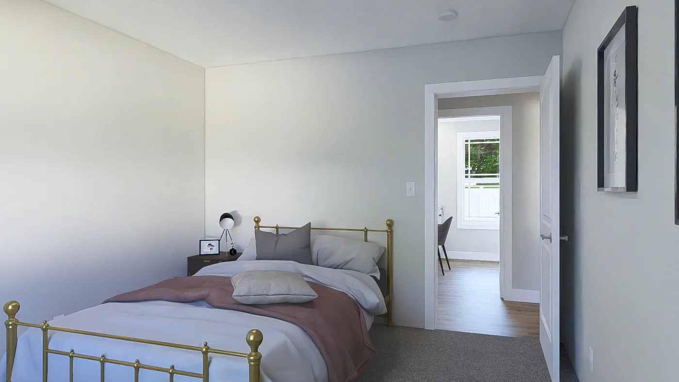 The THE BREEZE 64 Bedroom. This Manufactured Mobile Home features 4 bedrooms and 2 baths.
