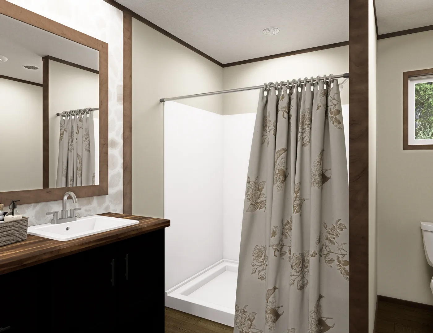 The FIJI Primary Bathroom. This Manufactured Mobile Home features 3 bedrooms and 2 baths.