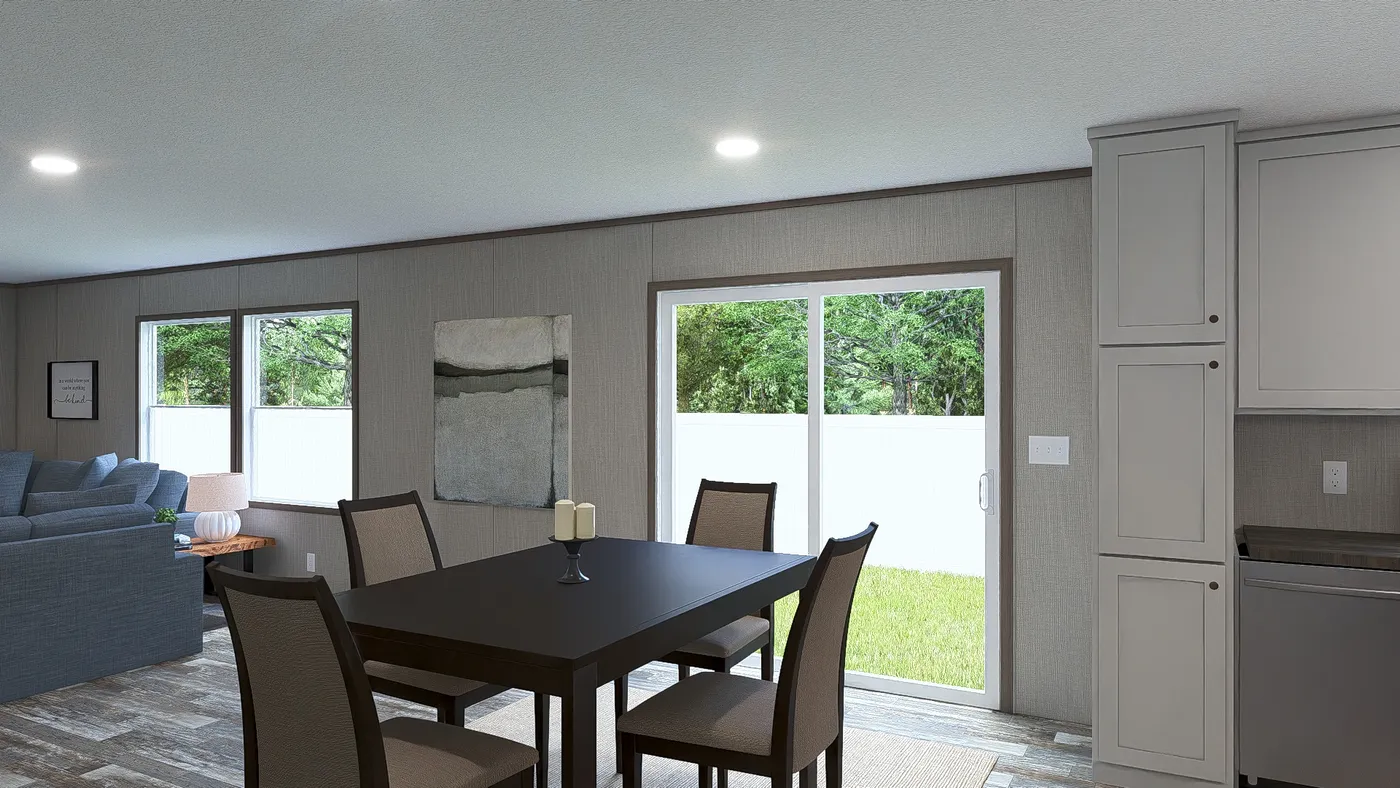The ULTRA PRO BIG BOY 4 BR 32X76 Dining Area. This Manufactured Mobile Home features 4 bedrooms and 2 baths.