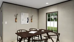 The ULTRA BREEZE 28X76 Dining Room. This Manufactured Mobile Home features 4 bedrooms and 3 baths.