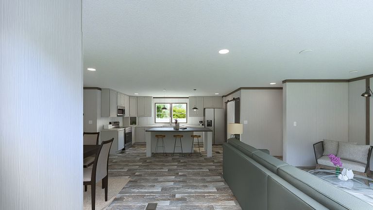 The ULTRA ISLAND BREEZE 56' Foyer. This Manufactured Mobile Home features 3 bedrooms and 2 baths.