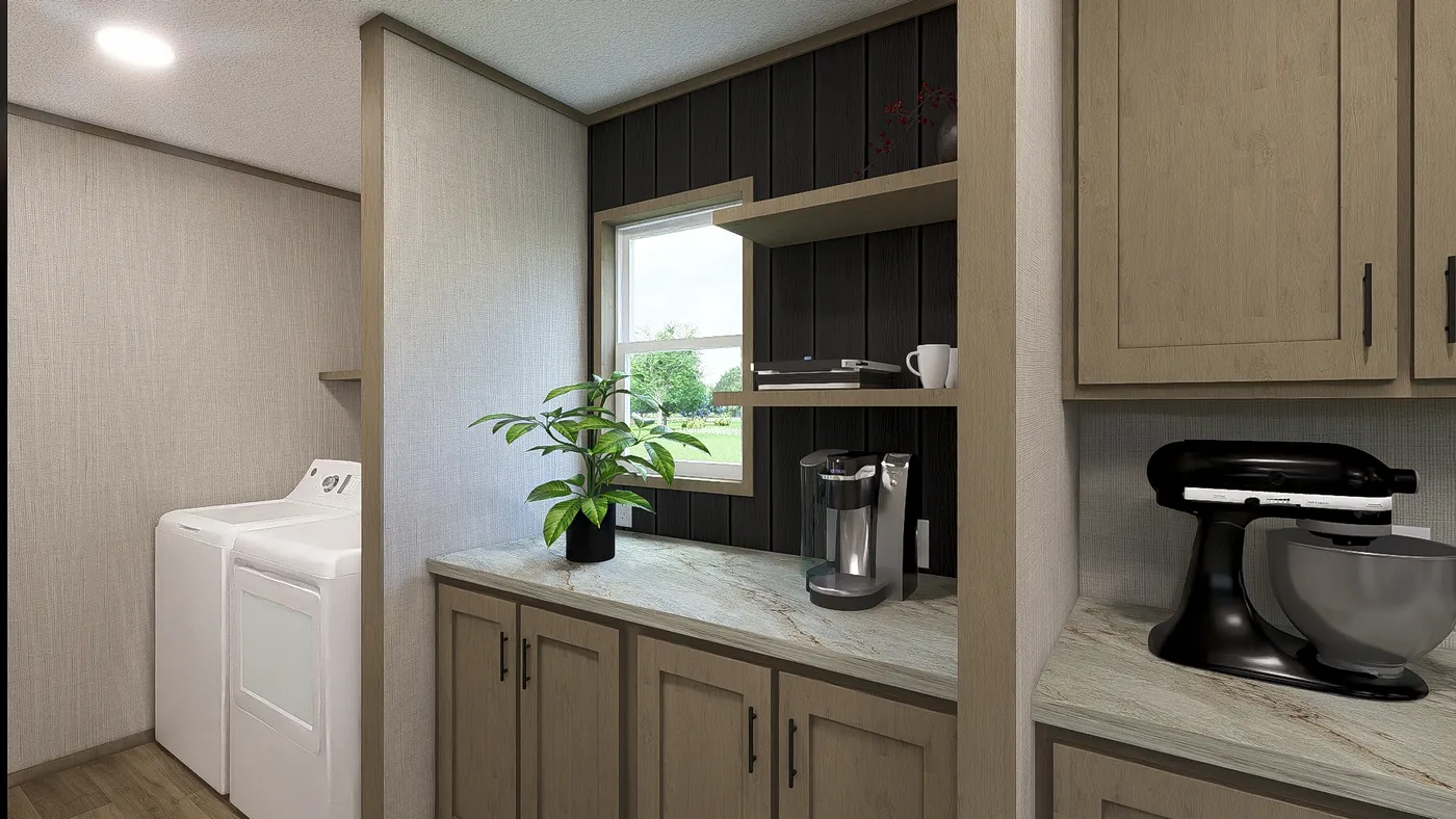 The TUSCANY Flex. This Manufactured Mobile Home features 2 bedrooms and 2 baths.
