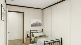 The THE DESIRE Guest Bedroom. This Manufactured Mobile Home features 3 bedrooms and 2 baths.