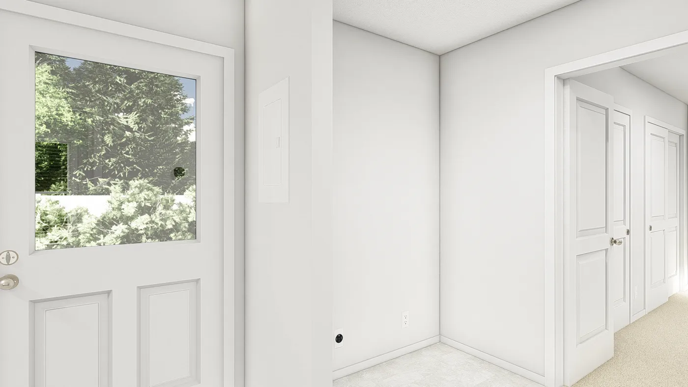 The DRM603N 1560'            DREAM Utility Room. This Manufactured Mobile Home features 2 bedrooms and 2 baths.
