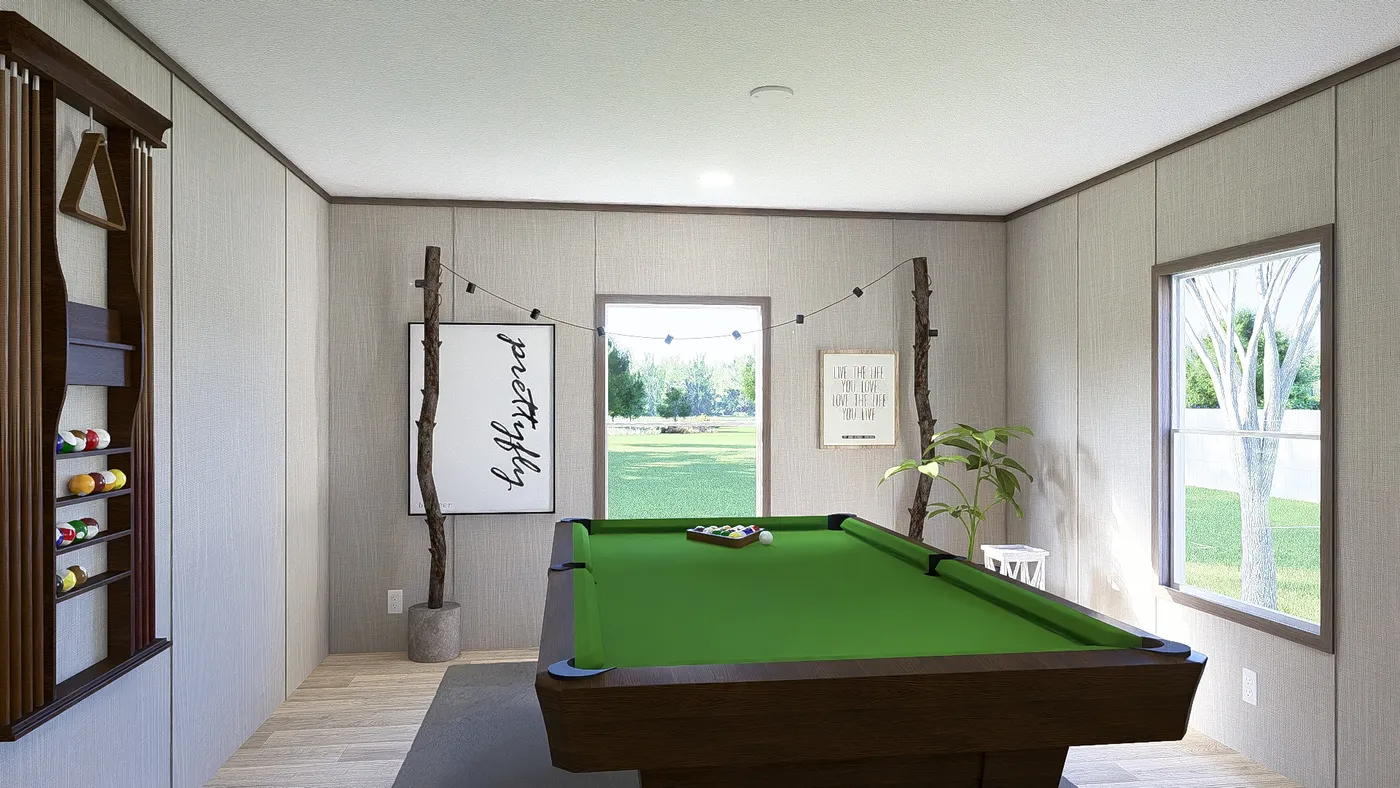 The ULTRA BREEZE 28X76 Den. This Manufactured Mobile Home features 4 bedrooms and 2 baths.