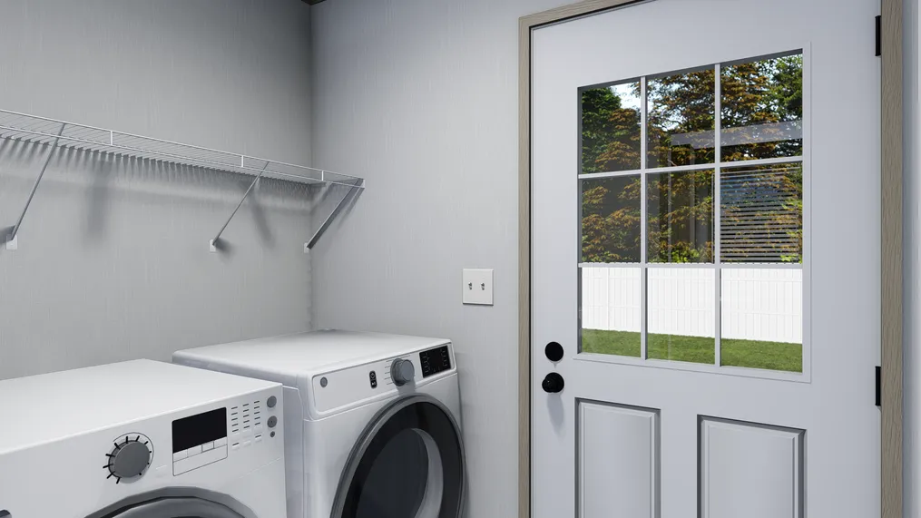 The 1959 Utility Room. This Manufactured Mobile Home features 3 bedrooms and 2 baths.