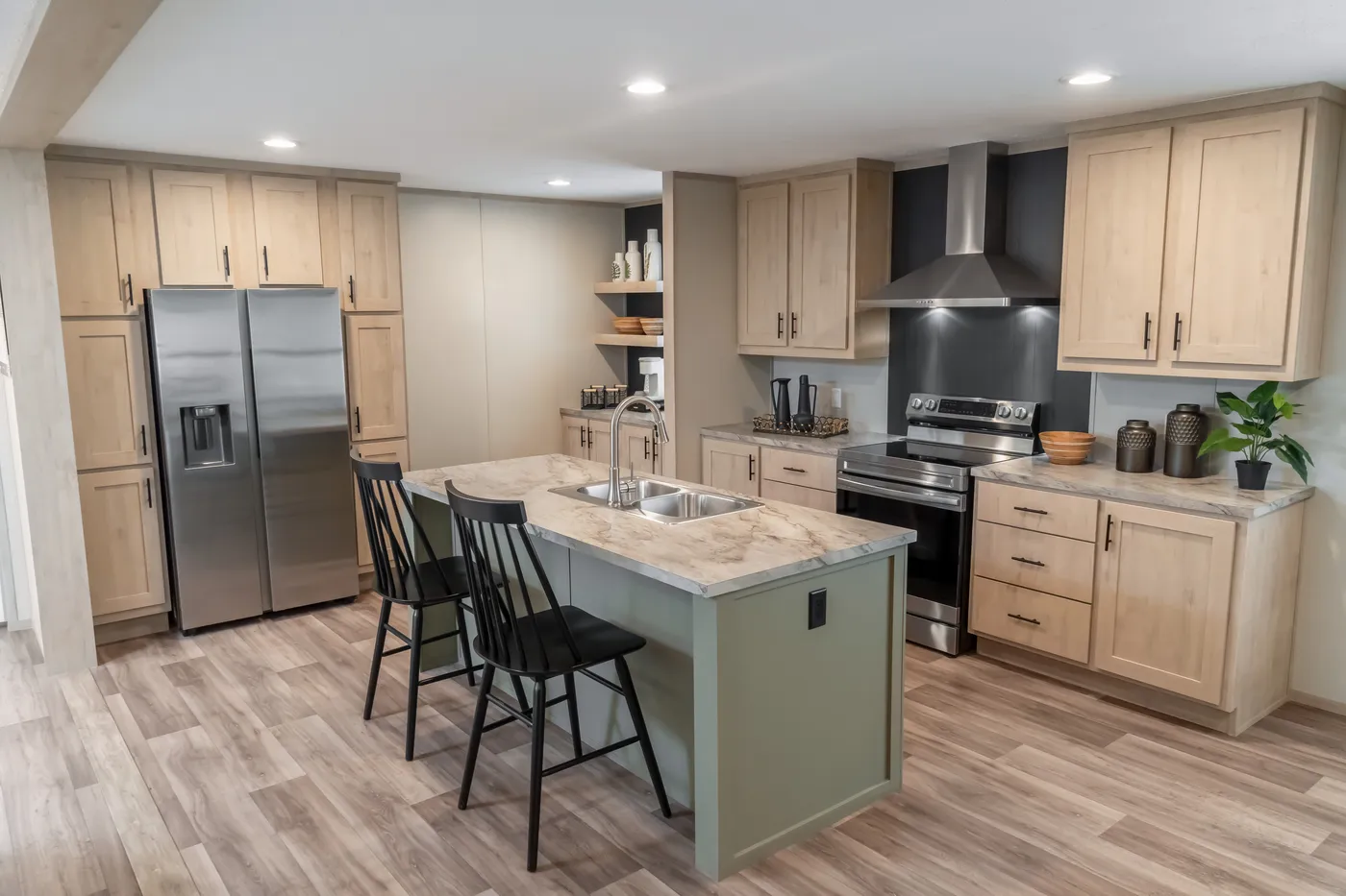 The CROCKETT Exterior. This Manufactured Mobile Home features 3 bedrooms and 2 baths.