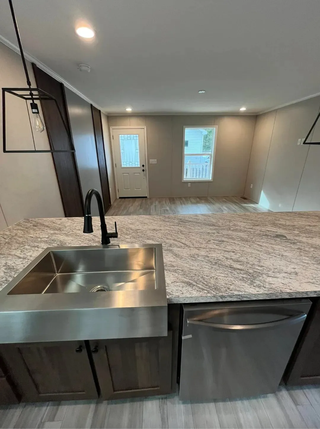 The PERIDOT 60 Kitchen. This Manufactured Mobile Home features 2 bedrooms and 2 baths.