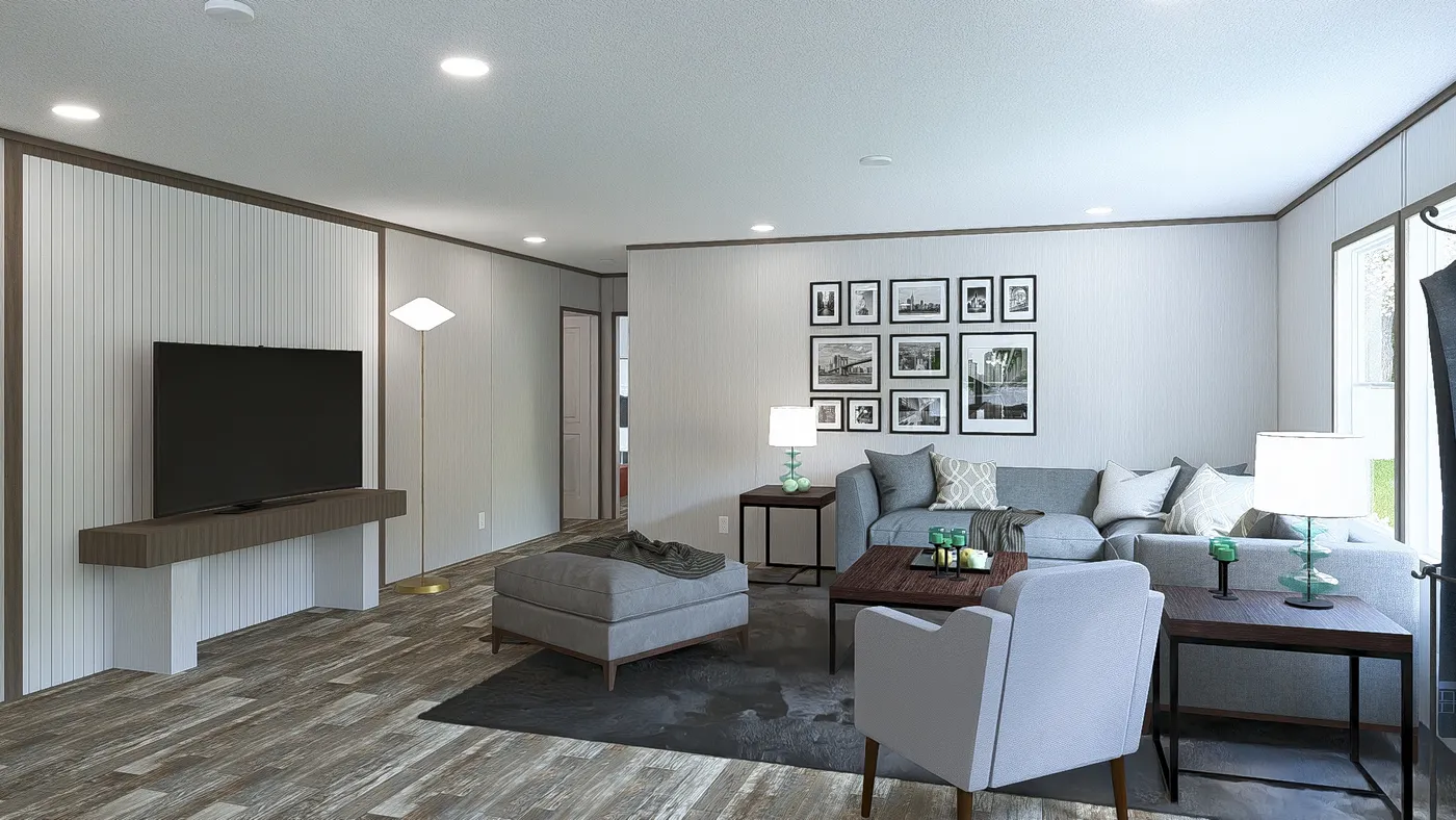 The ULTRA PRO JEWEL 3 BR 32X60 Family Room. This Manufactured Mobile Home features 3 bedrooms and 2 baths.