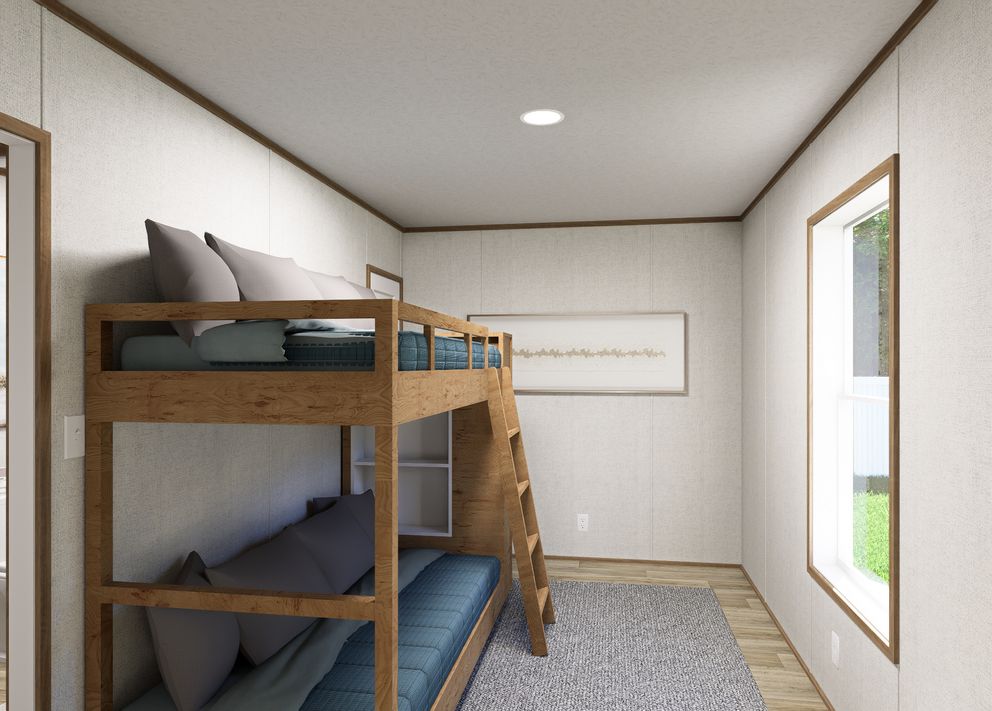 The BEACON Exterior. This Manufactured Mobile Home features 3 bedrooms and 2 baths.