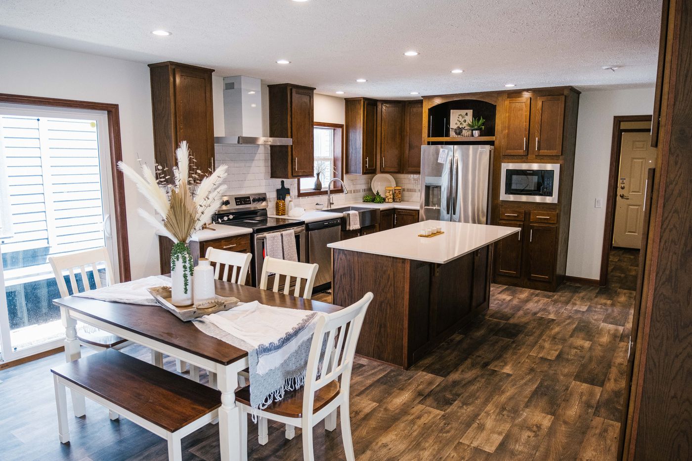 The LEGACY 377 Dining Area. This Manufactured Mobile Home features 3 bedrooms and 2 baths.