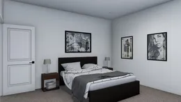 The BRYCE Primary Bedroom. This Manufactured Mobile Home features 3 bedrooms and 2 baths.