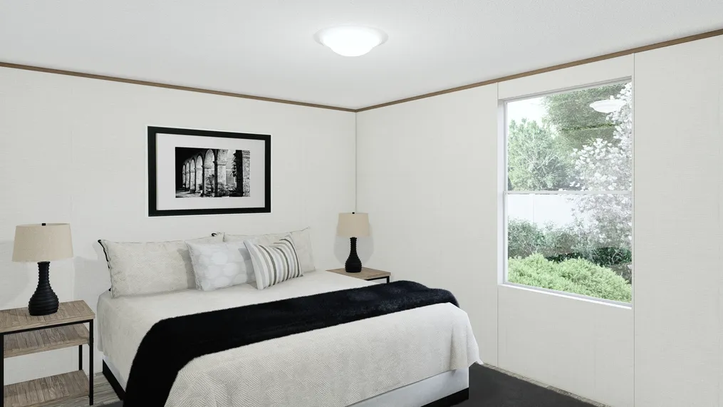 The SPECTACULAR Bedroom. This Manufactured Mobile Home features 3 bedrooms and 2 baths.