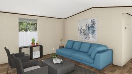 The SPECTACULAR Living Room. This Manufactured Mobile Home features 3 bedrooms and 2 baths.
