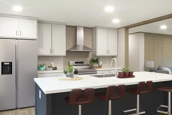 Tranquility.The EVEREST Kitchen. This Manufactured Mobile Home features 4 bedrooms and 2 baths.