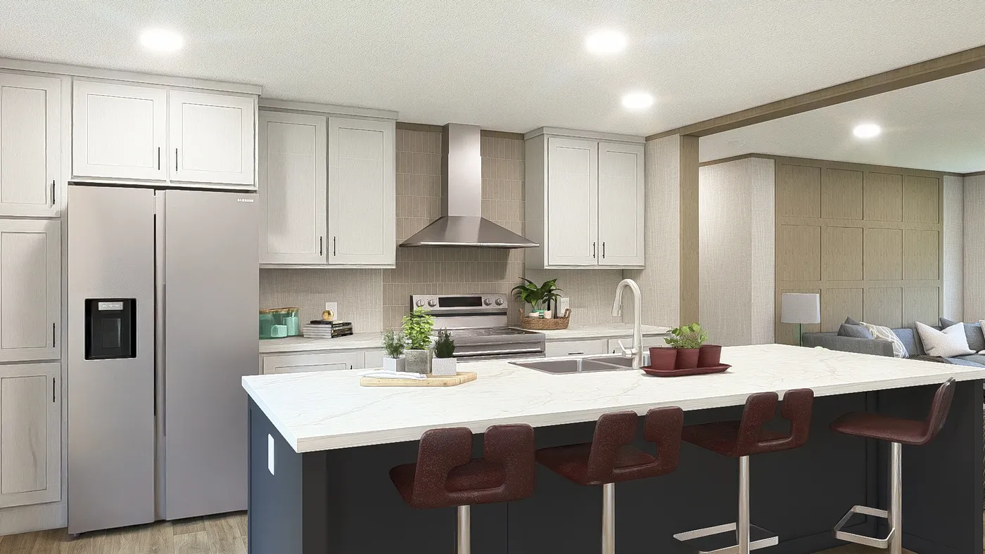 Tranquility.The EVEREST Kitchen. This Manufactured Mobile Home features 4 bedrooms and 2 baths.