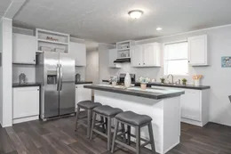 The THE EAGLE 48 Kitchen. This Manufactured Mobile Home features 3 bedrooms and 2 baths.