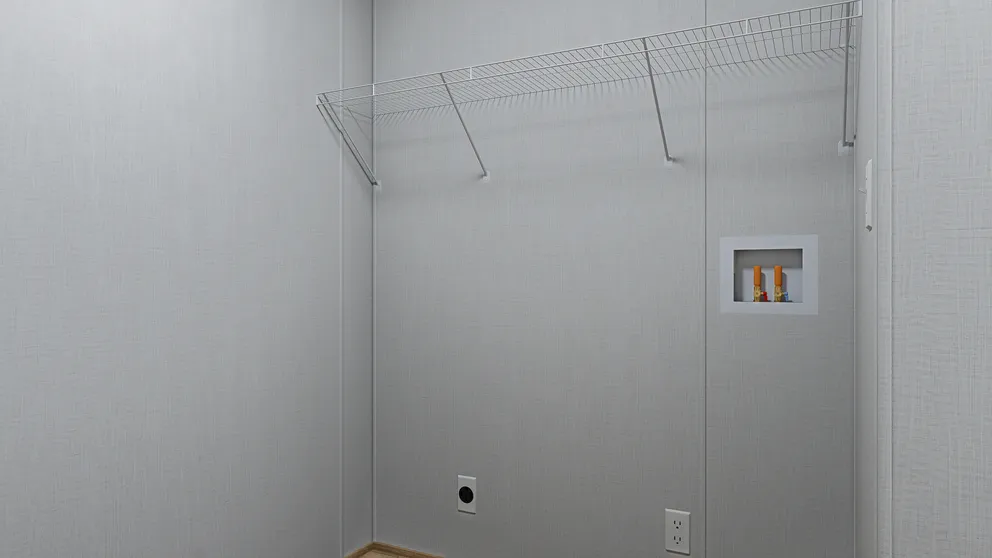 The SOLACE Utility Room. This Manufactured Mobile Home features 4 bedrooms and 2 baths.